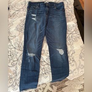 LOFT Classic Blue Distressed Women's Jeans